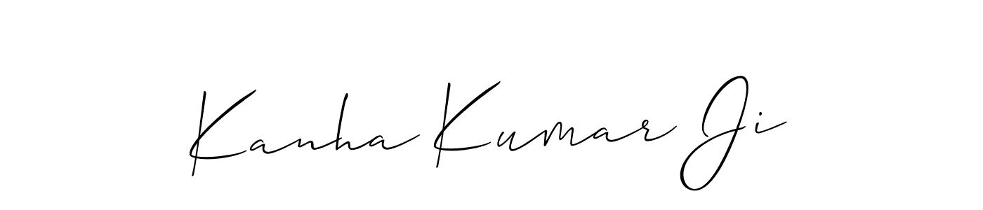 Make a beautiful signature design for name Kanha Kumar Ji. Use this online signature maker to create a handwritten signature for free. Kanha Kumar Ji signature style 2 images and pictures png