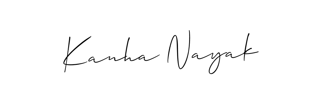 Best and Professional Signature Style for Kanha Nayak. Allison_Script Best Signature Style Collection. Kanha Nayak signature style 2 images and pictures png