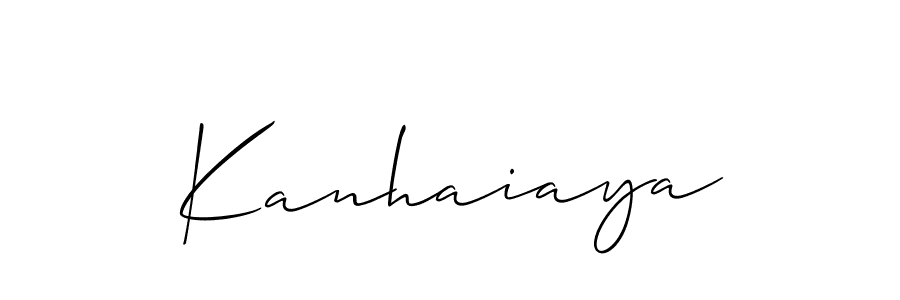 How to Draw Kanhaiaya signature style? Allison_Script is a latest design signature styles for name Kanhaiaya. Kanhaiaya signature style 2 images and pictures png