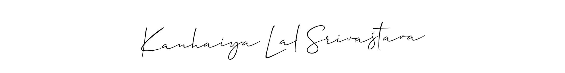 Make a beautiful signature design for name Kanhaiya Lal Srivastava. Use this online signature maker to create a handwritten signature for free. Kanhaiya Lal Srivastava signature style 2 images and pictures png