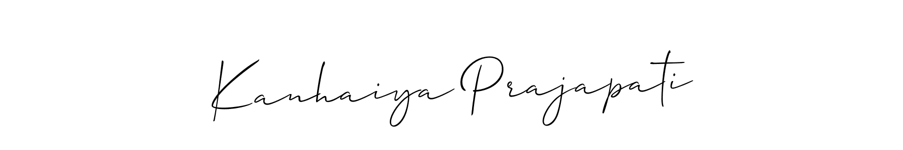 You can use this online signature creator to create a handwritten signature for the name Kanhaiya Prajapati. This is the best online autograph maker. Kanhaiya Prajapati signature style 2 images and pictures png