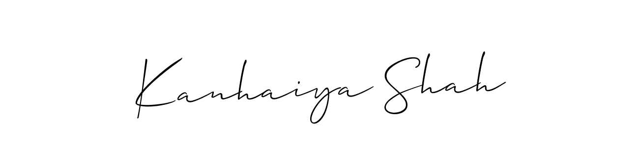Make a beautiful signature design for name Kanhaiya Shah. Use this online signature maker to create a handwritten signature for free. Kanhaiya Shah signature style 2 images and pictures png