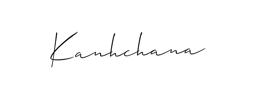 Make a short Kanhchana signature style. Manage your documents anywhere anytime using Allison_Script. Create and add eSignatures, submit forms, share and send files easily. Kanhchana signature style 2 images and pictures png