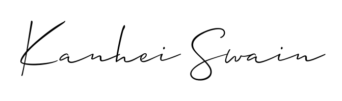 Try this chic Kanhei Swain handwritten sign style. Using Allison_Script font elements, it gives your name a sleek, memorable identity. Kanhei Swain signature style 2 images and pictures png