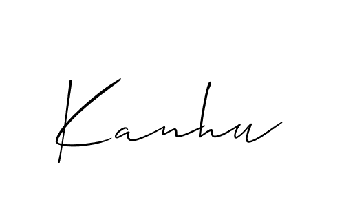 Similarly Allison_Script is the best handwritten signature design. Signature creator online .You can use it as an online autograph creator for name Kanhu. Kanhu signature style 2 images and pictures png