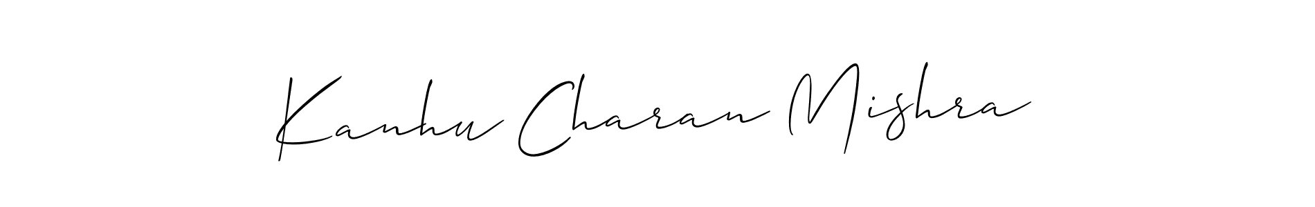 Kanhu Charan Mishra stylish signature style. Best Handwritten Sign (Allison_Script) for my name. Handwritten Signature Collection Ideas for my name Kanhu Charan Mishra. Kanhu Charan Mishra signature style 2 images and pictures png