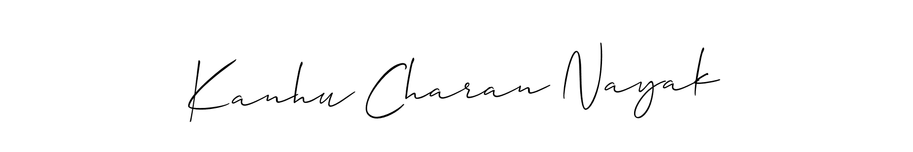 It looks lik you need a new signature style for name Kanhu Charan Nayak. Design unique handwritten (Allison_Script) signature with our free signature maker in just a few clicks. Kanhu Charan Nayak signature style 2 images and pictures png