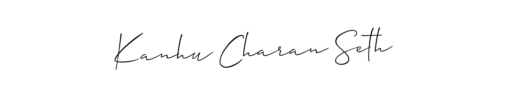 Make a beautiful signature design for name Kanhu Charan Seth. Use this online signature maker to create a handwritten signature for free. Kanhu Charan Seth signature style 2 images and pictures png