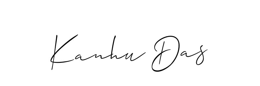 How to make Kanhu Das signature? Allison_Script is a professional autograph style. Create handwritten signature for Kanhu Das name. Kanhu Das signature style 2 images and pictures png