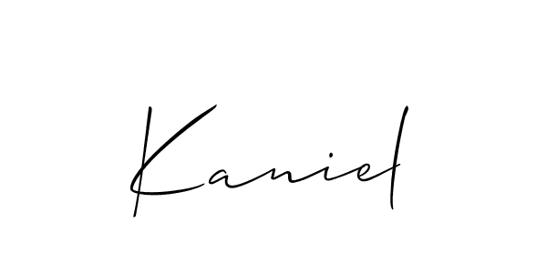 See photos of Kaniel official signature by Spectra . Check more albums & portfolios. Read reviews & check more about Allison_Script font. Kaniel signature style 2 images and pictures png