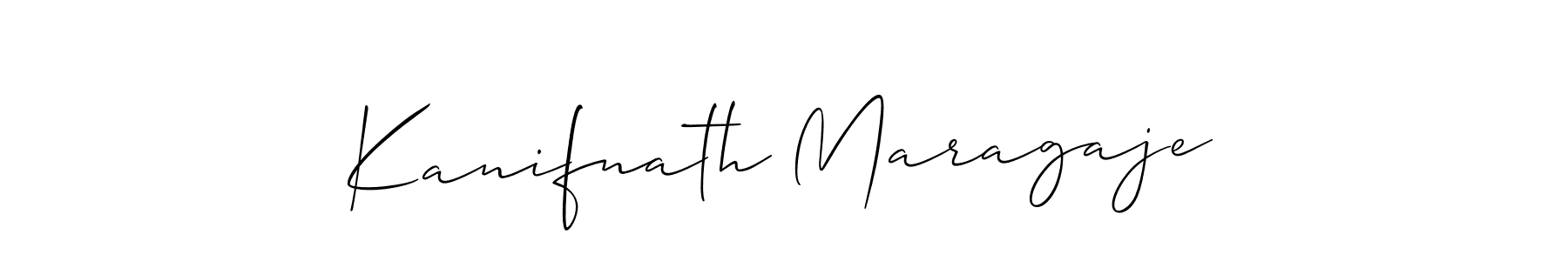 How to Draw Kanifnath Maragaje signature style? Allison_Script is a latest design signature styles for name Kanifnath Maragaje. Kanifnath Maragaje signature style 2 images and pictures png