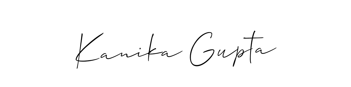 Once you've used our free online signature maker to create your best signature Allison_Script style, it's time to enjoy all of the benefits that Kanika Gupta name signing documents. Kanika Gupta signature style 2 images and pictures png