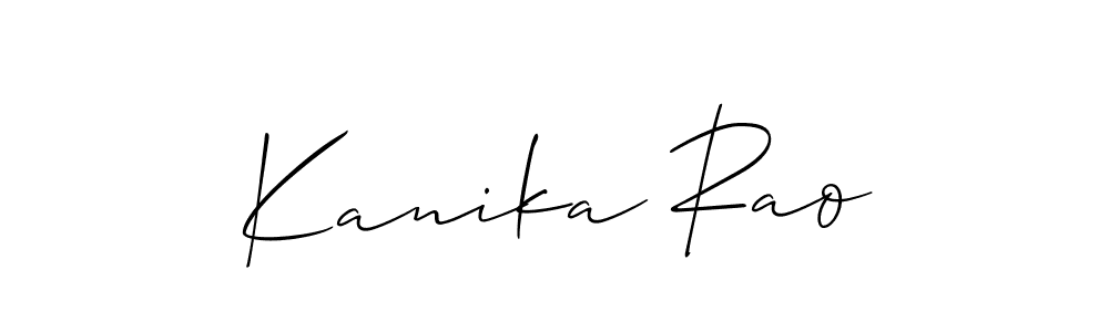 Make a beautiful signature design for name Kanika Rao. Use this online signature maker to create a handwritten signature for free. Kanika Rao signature style 2 images and pictures png