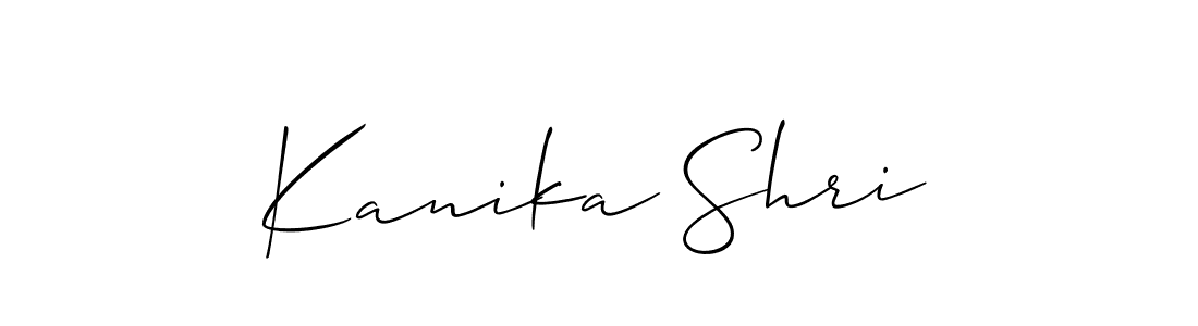 Make a beautiful signature design for name Kanika Shri. Use this online signature maker to create a handwritten signature for free. Kanika Shri signature style 2 images and pictures png