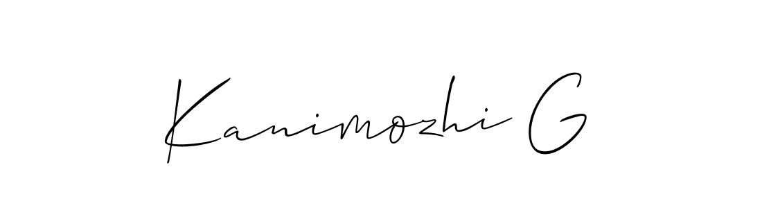 Here are the top 10 professional signature styles for the name Kanimozhi G. These are the best autograph styles you can use for your name. Kanimozhi G signature style 2 images and pictures png