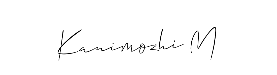 Here are the top 10 professional signature styles for the name Kanimozhi M. These are the best autograph styles you can use for your name. Kanimozhi M signature style 2 images and pictures png