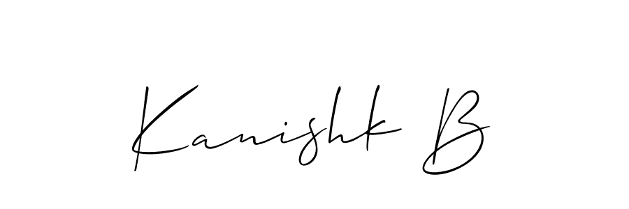 Make a short Kanishk B signature style. Manage your documents anywhere anytime using Allison_Script. Create and add eSignatures, submit forms, share and send files easily. Kanishk B signature style 2 images and pictures png