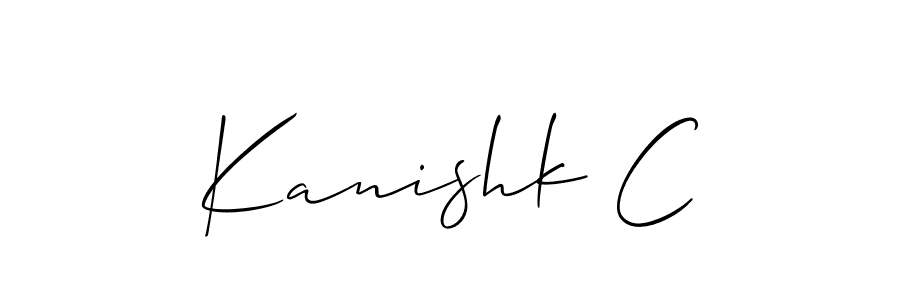 You can use this online signature creator to create a handwritten signature for the name Kanishk C. This is the best online autograph maker. Kanishk C signature style 2 images and pictures png