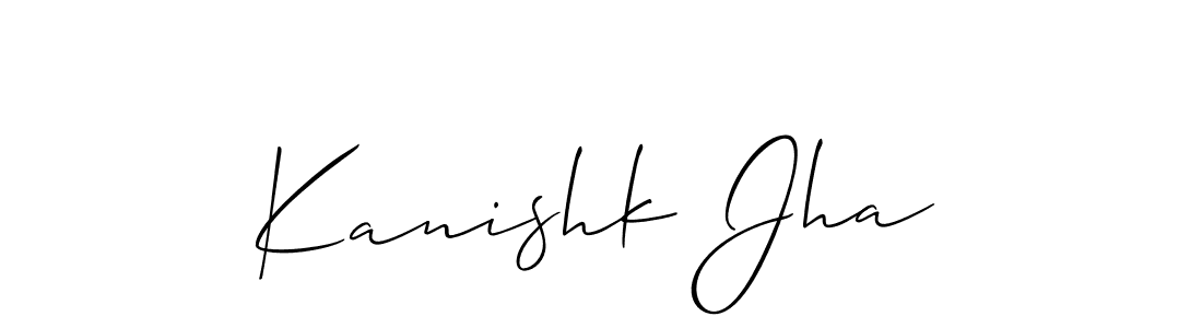 It looks lik you need a new signature style for name Kanishk Jha. Design unique handwritten (Allison_Script) signature with our free signature maker in just a few clicks. Kanishk Jha signature style 2 images and pictures png