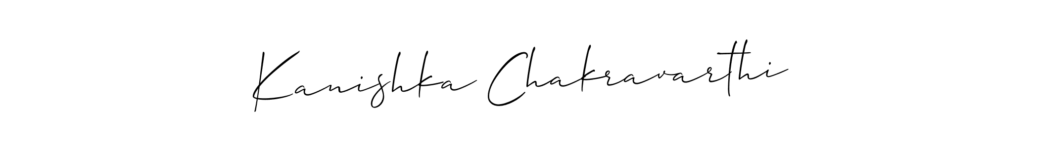 Make a beautiful signature design for name Kanishka Chakravarthi. Use this online signature maker to create a handwritten signature for free. Kanishka Chakravarthi signature style 2 images and pictures png