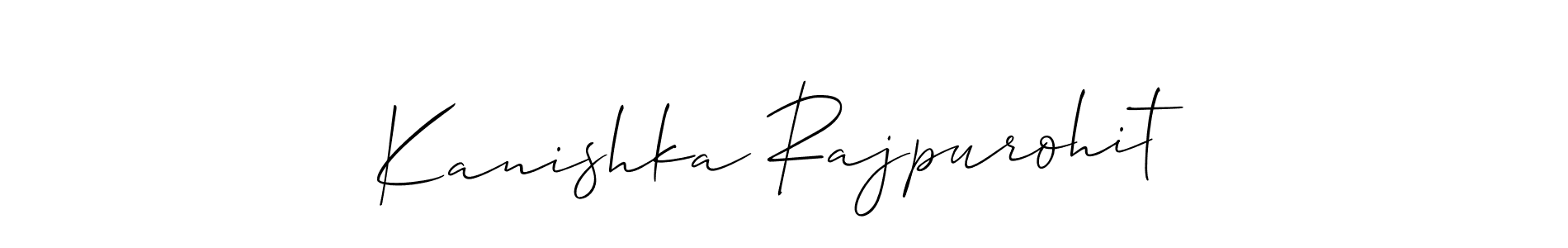 Make a beautiful signature design for name Kanishka Rajpurohit. Use this online signature maker to create a handwritten signature for free. Kanishka Rajpurohit signature style 2 images and pictures png