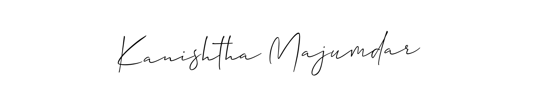 Once you've used our free online signature maker to create your best signature Allison_Script style, it's time to enjoy all of the benefits that Kanishtha Majumdar name signing documents. Kanishtha Majumdar signature style 2 images and pictures png