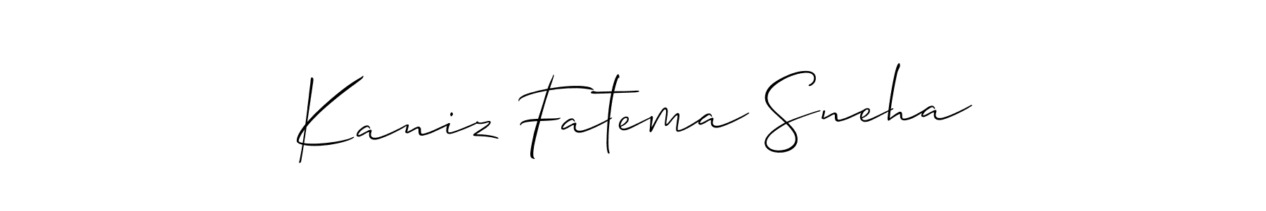Make a beautiful signature design for name Kaniz Fatema Sneha. Use this online signature maker to create a handwritten signature for free. Kaniz Fatema Sneha signature style 2 images and pictures png