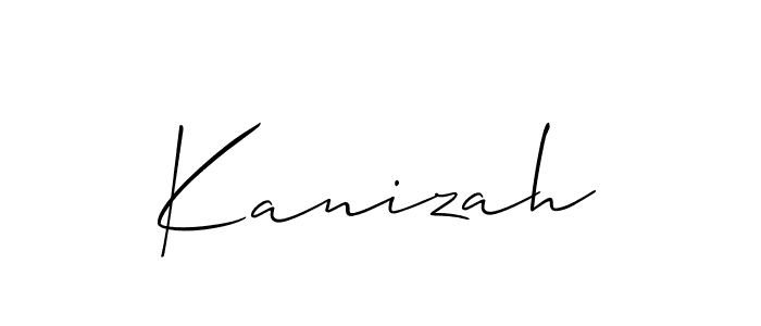 It looks lik you need a new signature style for name Kanizah. Design unique handwritten (Allison_Script) signature with our free signature maker in just a few clicks. Kanizah signature style 2 images and pictures png
