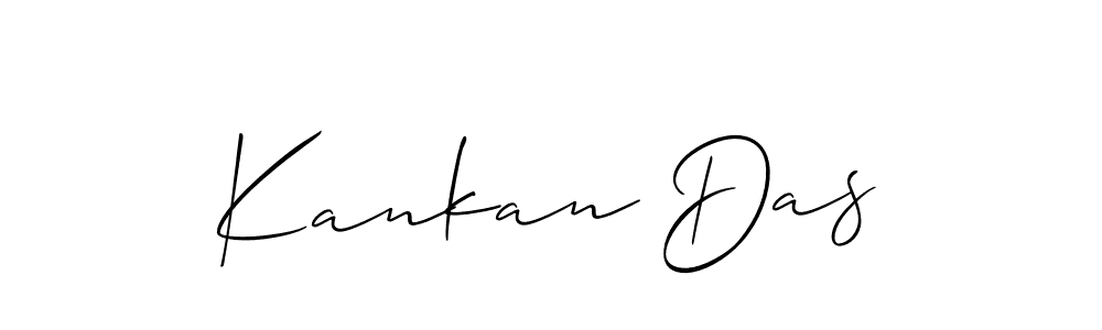How to make Kankan Das name signature. Use Allison_Script style for creating short signs online. This is the latest handwritten sign. Kankan Das signature style 2 images and pictures png
