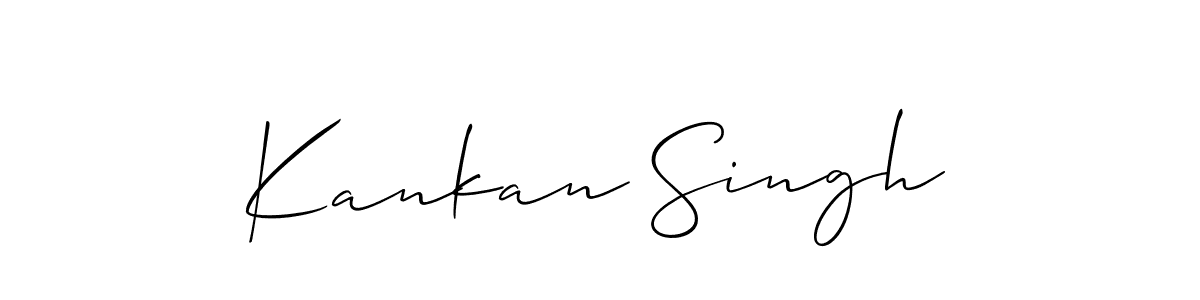 This is the best signature style for the Kankan Singh name. Also you like these signature font (Allison_Script). Mix name signature. Kankan Singh signature style 2 images and pictures png