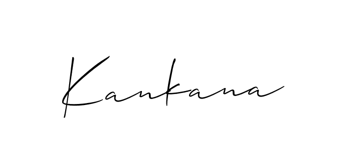 Similarly Allison_Script is the best handwritten signature design. Signature creator online .You can use it as an online autograph creator for name Kankana. Kankana signature style 2 images and pictures png