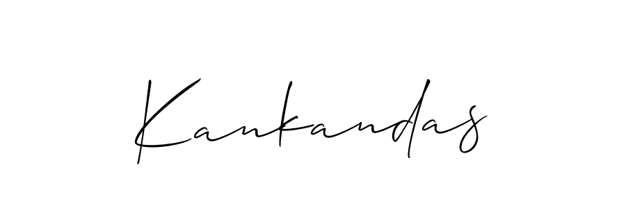 Kankandas stylish signature style. Best Handwritten Sign (Allison_Script) for my name. Handwritten Signature Collection Ideas for my name Kankandas. Kankandas signature style 2 images and pictures png