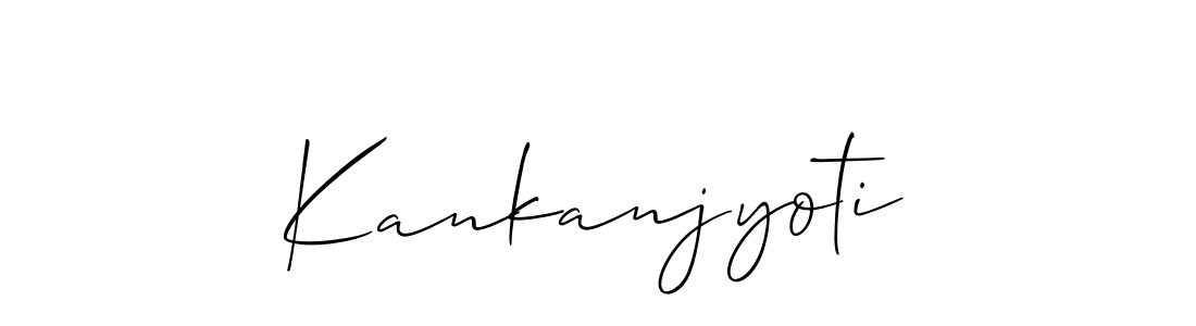 Best and Professional Signature Style for Kankanjyoti. Allison_Script Best Signature Style Collection. Kankanjyoti signature style 2 images and pictures png
