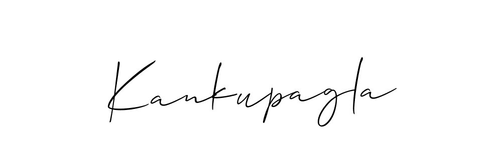 How to make Kankupagla signature? Allison_Script is a professional autograph style. Create handwritten signature for Kankupagla name. Kankupagla signature style 2 images and pictures png