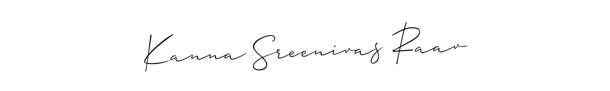 Best and Professional Signature Style for Kanna Sreenivas Raav. Allison_Script Best Signature Style Collection. Kanna Sreenivas Raav signature style 2 images and pictures png