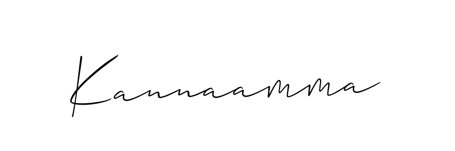 How to Draw Kannaamma signature style? Allison_Script is a latest design signature styles for name Kannaamma. Kannaamma signature style 2 images and pictures png