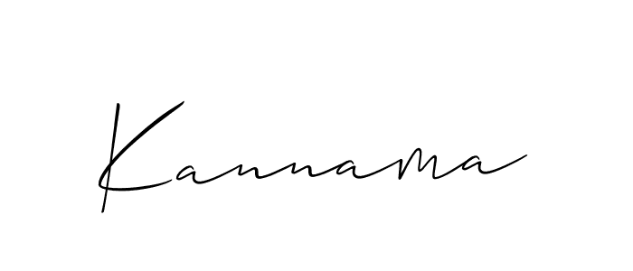 It looks lik you need a new signature style for name Kannama. Design unique handwritten (Allison_Script) signature with our free signature maker in just a few clicks. Kannama signature style 2 images and pictures png