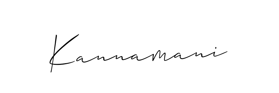 It looks lik you need a new signature style for name Kannamani. Design unique handwritten (Allison_Script) signature with our free signature maker in just a few clicks. Kannamani signature style 2 images and pictures png