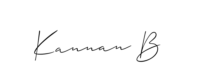 Once you've used our free online signature maker to create your best signature Allison_Script style, it's time to enjoy all of the benefits that Kannan B name signing documents. Kannan B signature style 2 images and pictures png