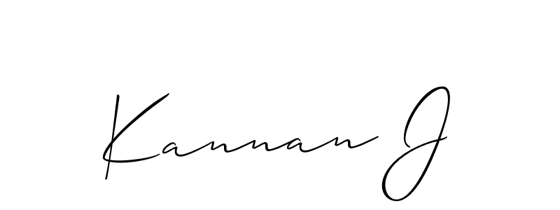 Kannan J stylish signature style. Best Handwritten Sign (Allison_Script) for my name. Handwritten Signature Collection Ideas for my name Kannan J. Kannan J signature style 2 images and pictures png