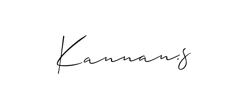 Make a beautiful signature design for name Kannan.s. Use this online signature maker to create a handwritten signature for free. Kannan.s signature style 2 images and pictures png