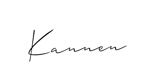 Also You can easily find your signature by using the search form. We will create Kannen name handwritten signature images for you free of cost using Allison_Script sign style. Kannen signature style 2 images and pictures png