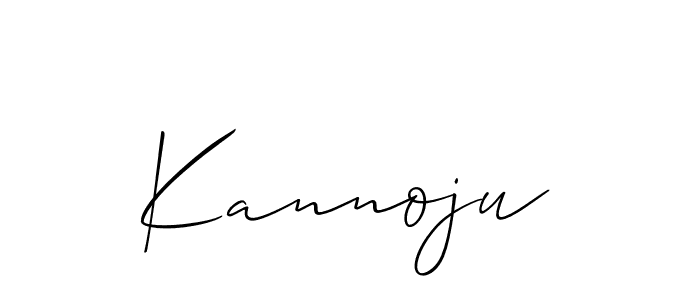 Here are the top 10 professional signature styles for the name Kannoju. These are the best autograph styles you can use for your name. Kannoju signature style 2 images and pictures png