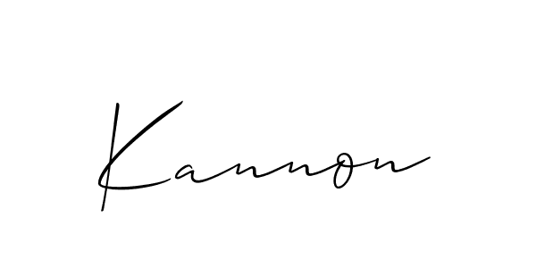 How to make Kannon name signature. Use Allison_Script style for creating short signs online. This is the latest handwritten sign. Kannon signature style 2 images and pictures png