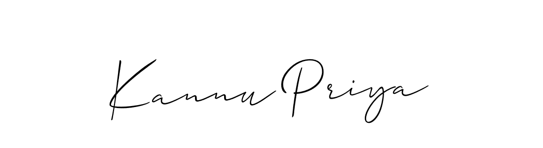 You can use this online signature creator to create a handwritten signature for the name Kannu Priya. This is the best online autograph maker. Kannu Priya signature style 2 images and pictures png