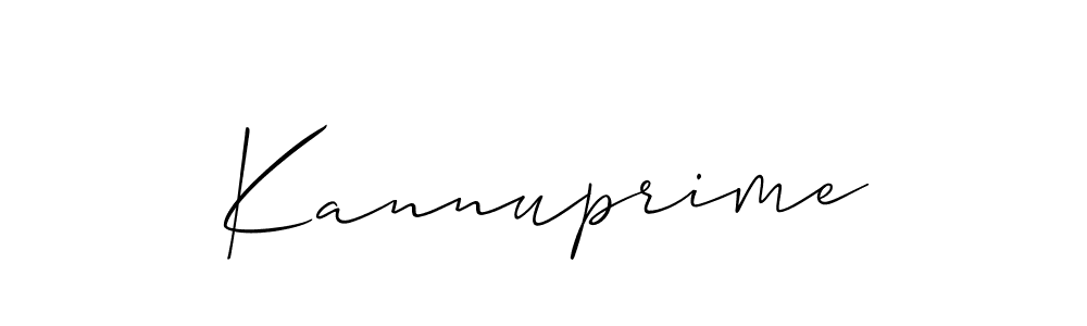 The best way (Allison_Script) to make a short signature is to pick only two or three words in your name. The name Kannuprime include a total of six letters. For converting this name. Kannuprime signature style 2 images and pictures png