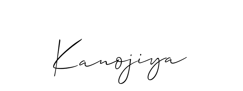 Best and Professional Signature Style for Kanojiya. Allison_Script Best Signature Style Collection. Kanojiya signature style 2 images and pictures png