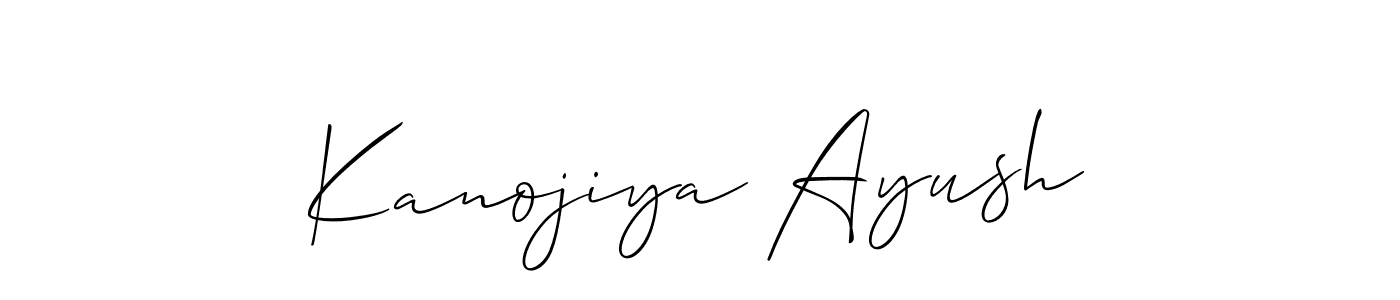 This is the best signature style for the Kanojiya Ayush name. Also you like these signature font (Allison_Script). Mix name signature. Kanojiya Ayush signature style 2 images and pictures png