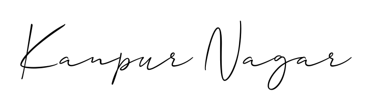 Discover the perfect balance of readability and style for Kanpur Nagar with Allison_Script font. Create your dream signature today. Kanpur Nagar signature style 2 images and pictures png