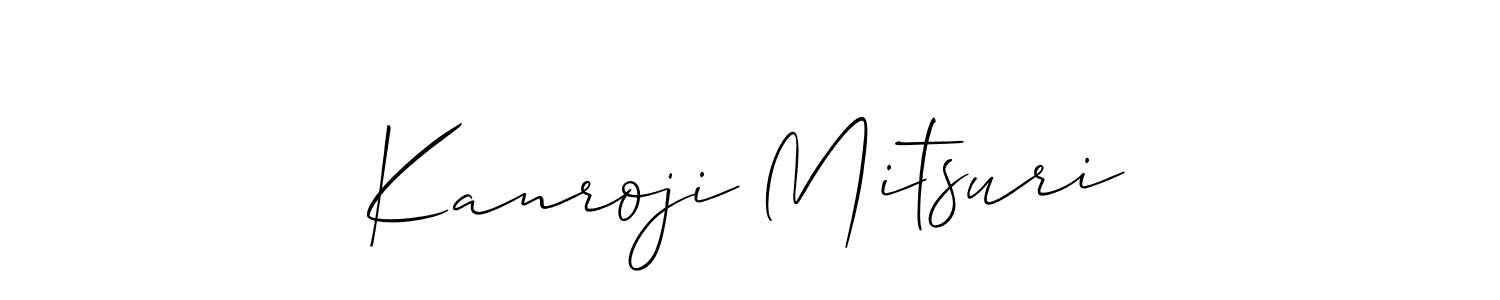 Make a beautiful signature design for name Kanroji Mitsuri. With this signature (Allison_Script) style, you can create a handwritten signature for free. Kanroji Mitsuri signature style 2 images and pictures png